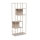 SARON Bookcase 77x185 cm Gray