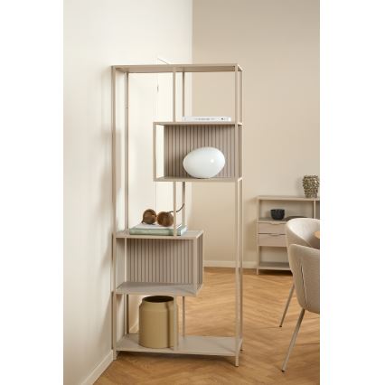 SARON Bookcase 77x185 cm Gray