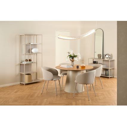 SARON Bookcase 77x185 cm Gray