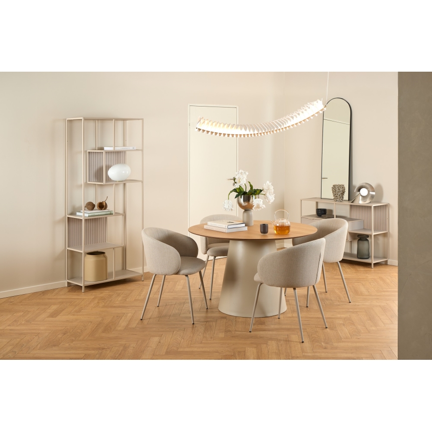 SARON Bookcase 77x185 cm Gray
