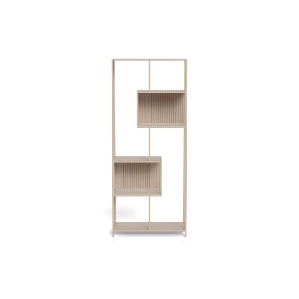 SARON Bookcase 77x185 cm Gray