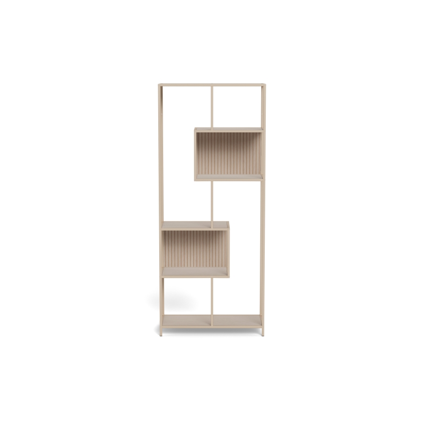 SARON Bookcase 77x185 cm Gray