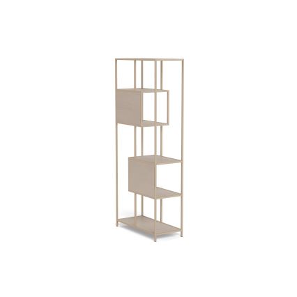 SARON Bookcase 77x185 cm Gray