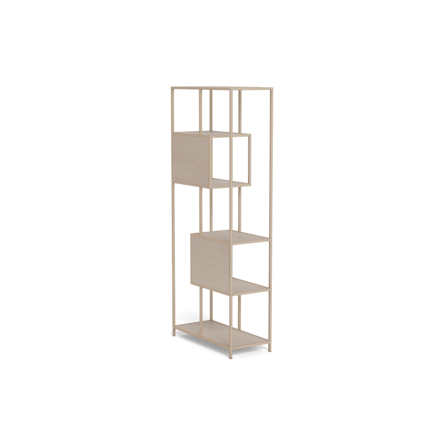 SARON Bookcase 77x185 cm Gray