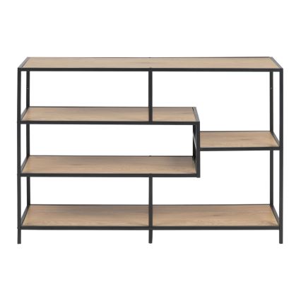 SARON Bookcase, Oak/Black