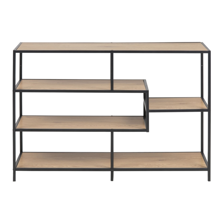 SARON Bookcase, Oak/Black
