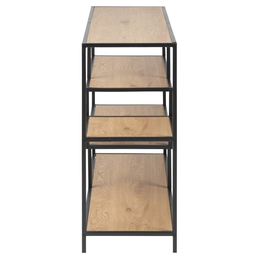 SARON Bookcase, Oak/Black