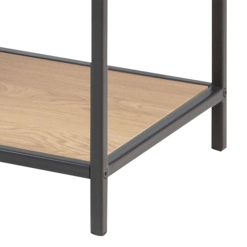 SARON Bookcase, Oak/Black