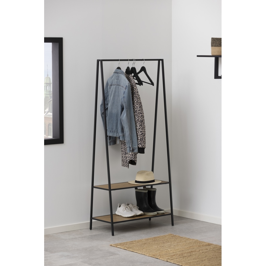 SARON Coat Rack Oak/Black