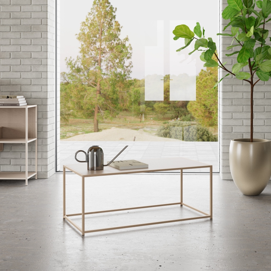SARON Coffee Table 100 x 50 cm, Grey
