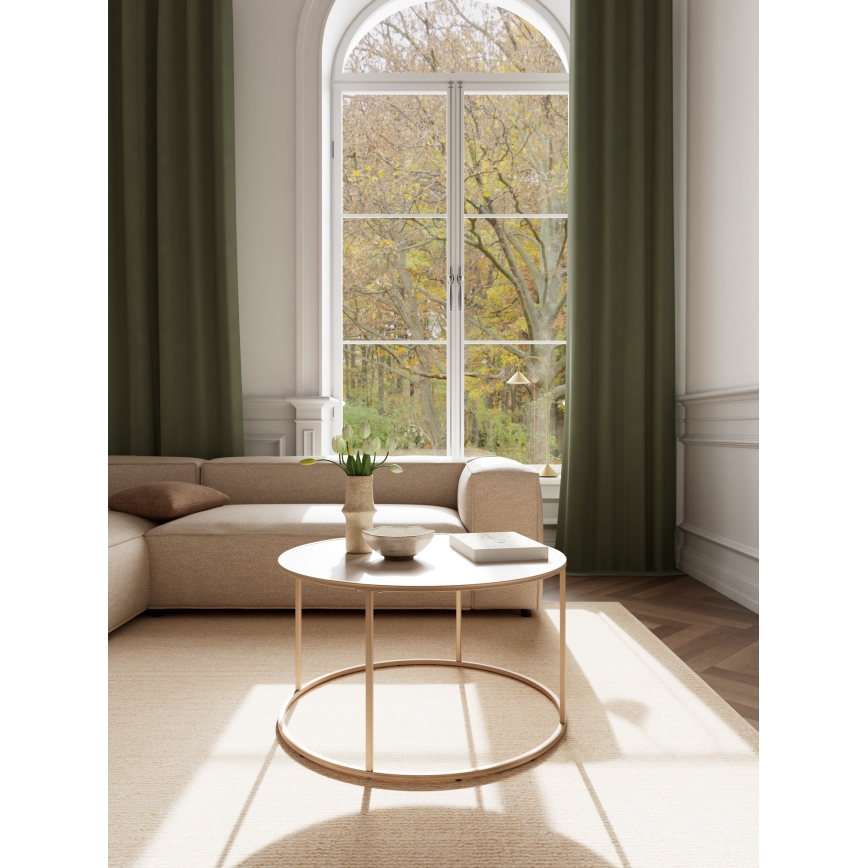 SARON coffee table, Ø 80 cm, grey