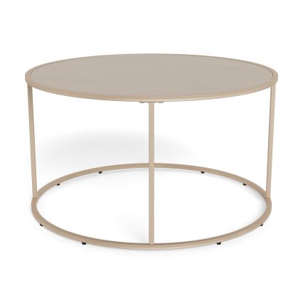SARON coffee table, Ø 80 cm, grey