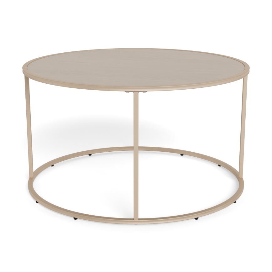 SARON coffee table, Ø 80 cm, grey