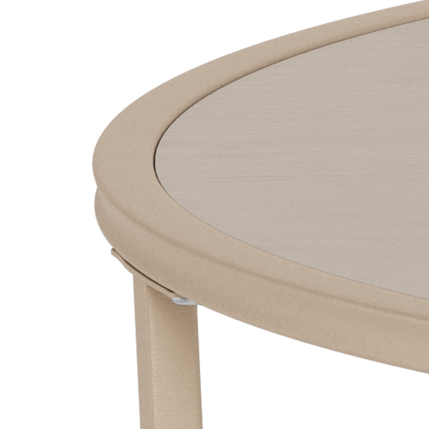 SARON coffee table, Ø 80 cm, grey
