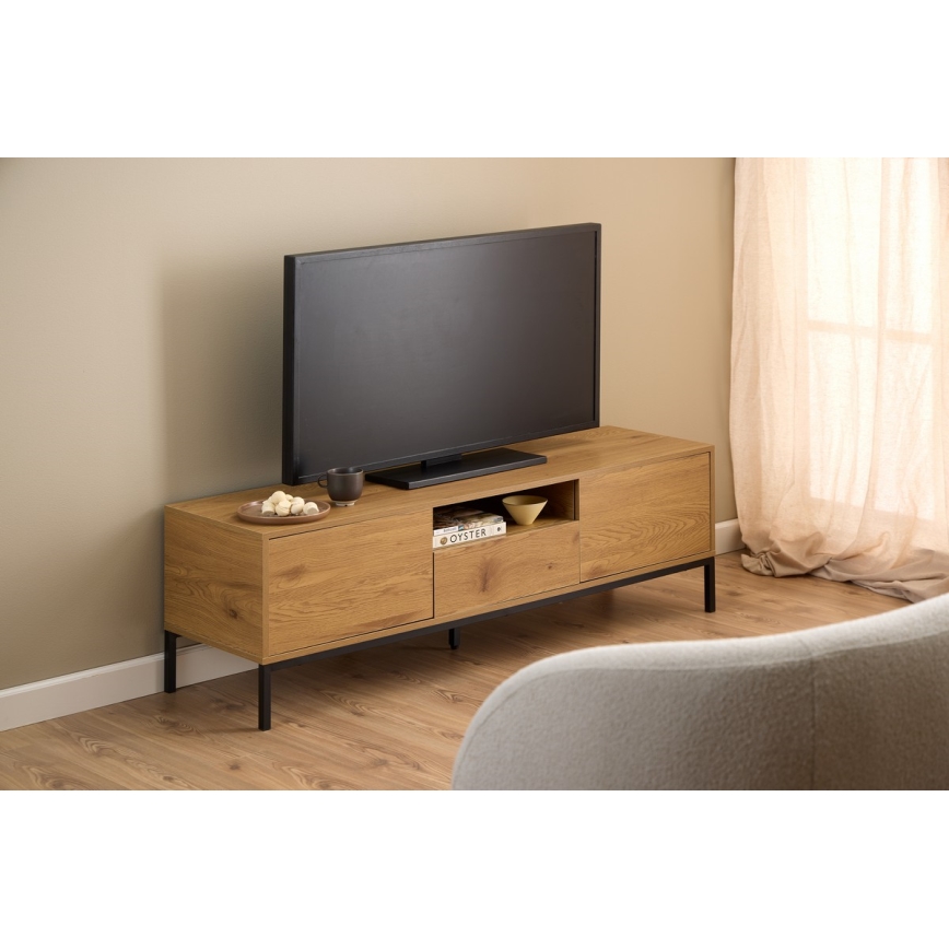 SARON Oak TV Stand