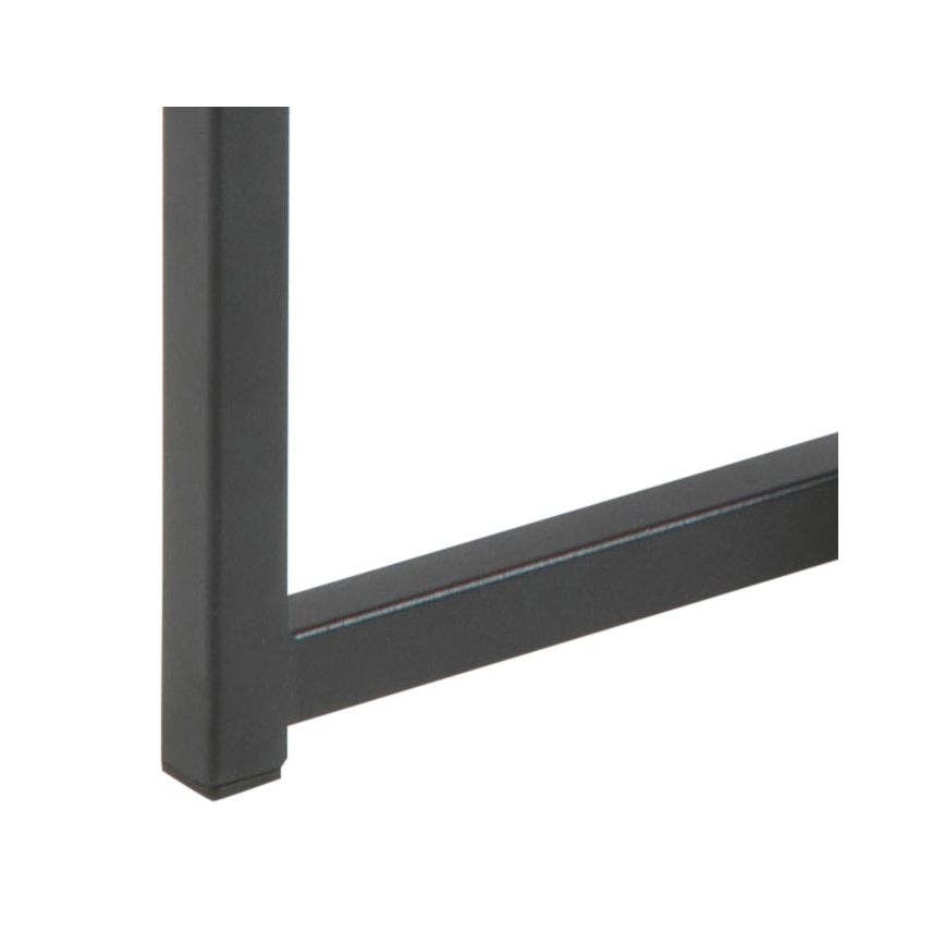 SARON Set of 2 Coffee Tables, Oak/Black