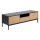 SARON TV stand oak/black