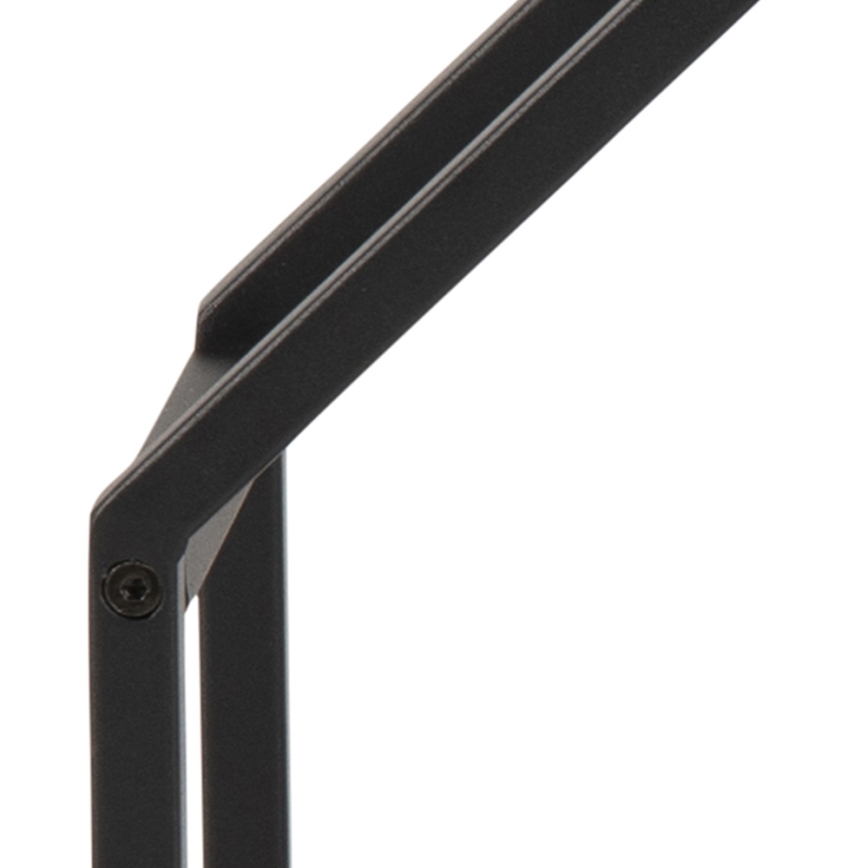 SARON Wall-mounted Shelf 77x77 cm Oak/Black
