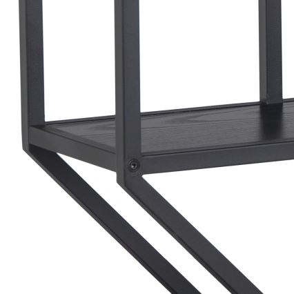 SARON Wall Shelf 77x77 cm, Black