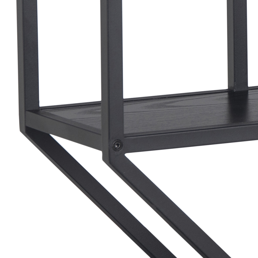 SARON Wall Shelf 77x77 cm, Black