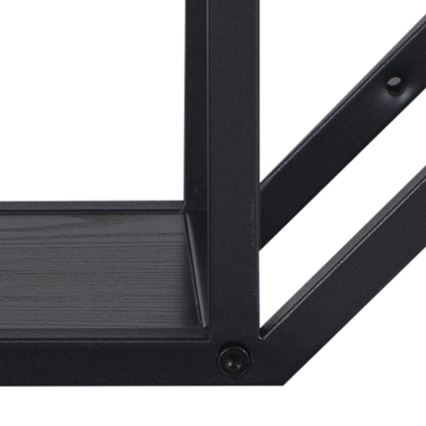 SARON Wall Shelf 77x77 cm, Black