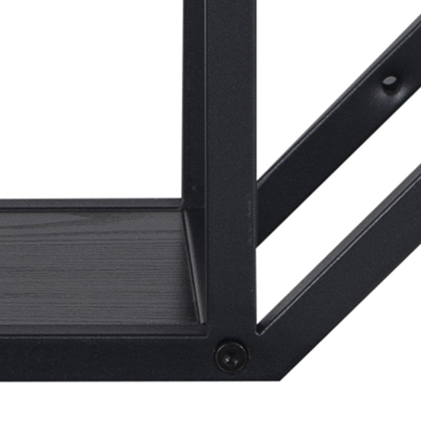 SARON Wall Shelf 77x77 cm, Black