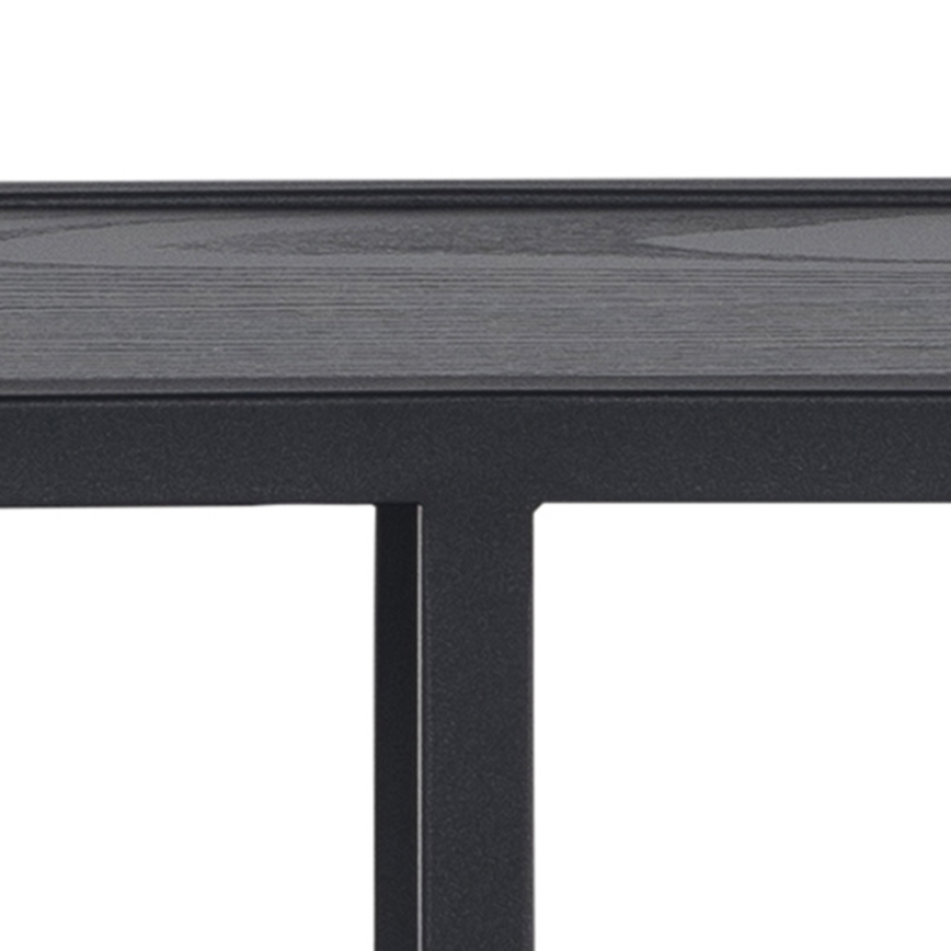 SARON Wall Shelf 77x77 cm, Black