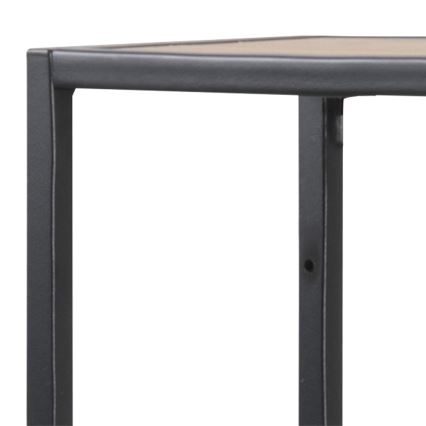 SARON Wall Shelf, Oak/Black