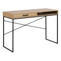 SARON Writing Desk, Oak/Black