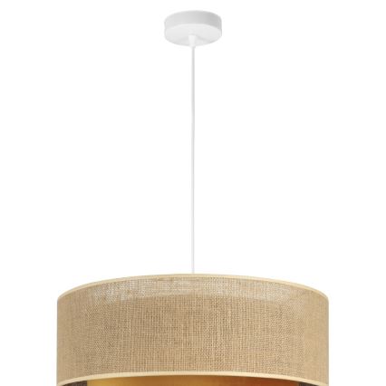 SARTA Cord Pendant Lamp 1xE27/60W/230V Copper/Jute