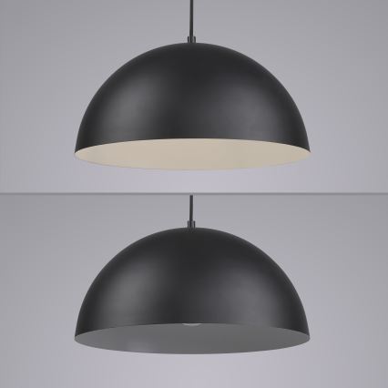 Schöner Wohnen 11728-18 - ALI Cable Pendant Light 1 x E27/25W/230V, Ø 38 cm, Black