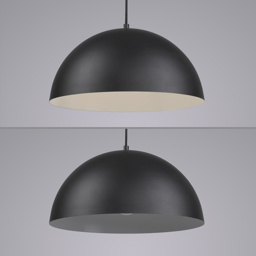 Schöner Wohnen 11728-18 - ALI Cable Pendant Light 1 x E27/25W/230V, Ø 38 cm, Black