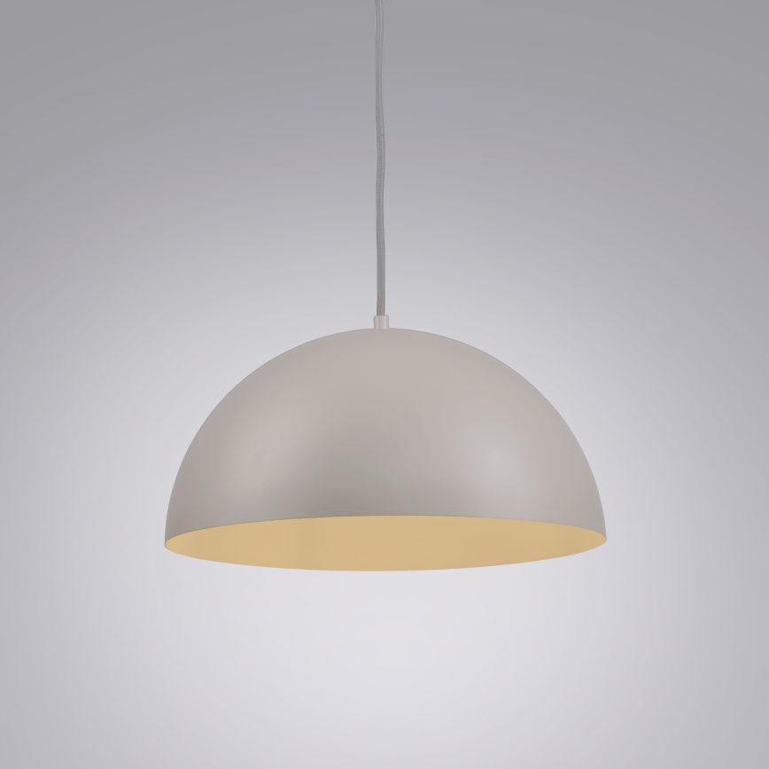 Schöner Wohnen 11728-39 - ALI cable-hung pendant light, 1×E27 (max. 25W), 230V, Ø 38 cm, grey