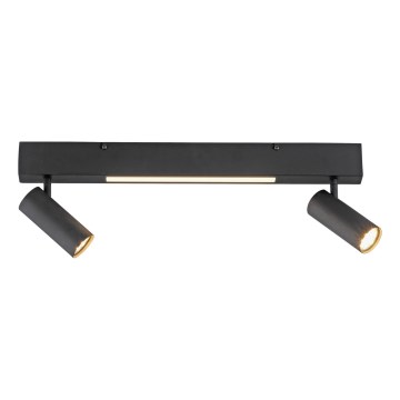 Schöner Wohnen 11793-18 - DANTE LED spotlight 2x GU10/10W/230V + LED/7.2W black