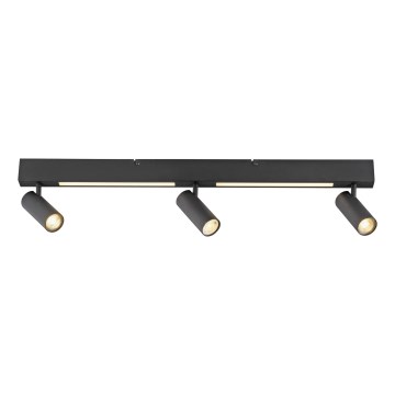 Schöner Wohnen 11794-18 - LED spotlight DANTE 3xGU10/10W/230V + LED/14,4W black