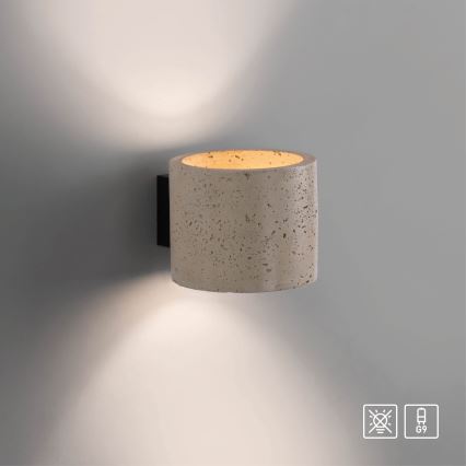Schöner Wohnen 12542-42 - TRAVENTA Wall Light 1xG9/10W/230V Concrete
