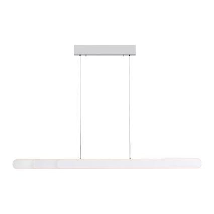 Schöner Wohnen 12577-16 - ADRIANA ROUND LED dimmable cable pendant 2xLED/24W/230V 2700/3000/3500/4000/5000K white