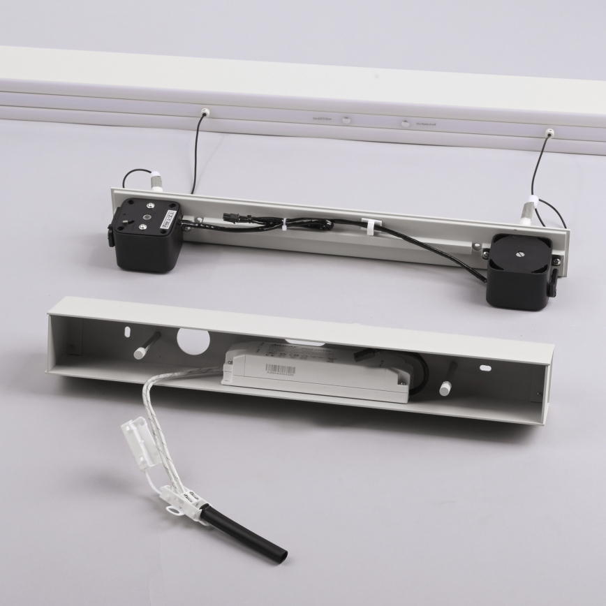 Schöner Wohnen 12577-16 - LED dimmable cable pendant ADRIANA ROUND 2xLED/24W/230V 2700/3000/3500/4000/5000K 160 cm white