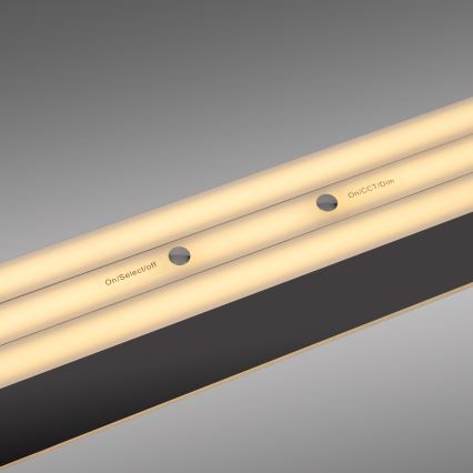 Schöner Wohnen 12577-18 - ADRIANA ROUND cable-suspended dimmable LED pendant 2xLED/24W/230V 2700/3000/3500/4000/5000K black