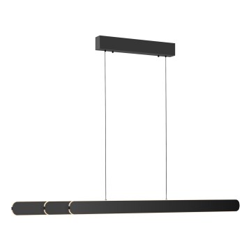 Schöner Wohnen 12577-18 - ADRIANA ROUND LED dimmable pendant light on cable 2xLED/24W/230V 2700/3000/3500/4000/5000K 160 cm black