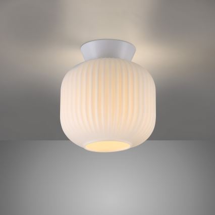 Schöner Wohnen 13574-16 - NAMI Ceiling Light 1xE27/25W/230V, Ø 20 cm, White