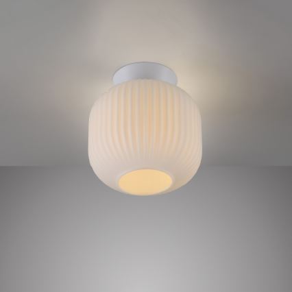 Schöner Wohnen 13574-16 - NAMI Ceiling Light 1xE27/25W/230V, Ø 20 cm, White