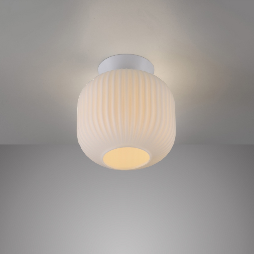 Schöner Wohnen 13574-16 - NAMI Ceiling Light 1xE27/25W/230V, Ø 20 cm, White