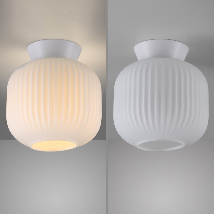 Schöner Wohnen 13574-16 - NAMI Ceiling Light 1xE27/25W/230V, Ø 20 cm, White