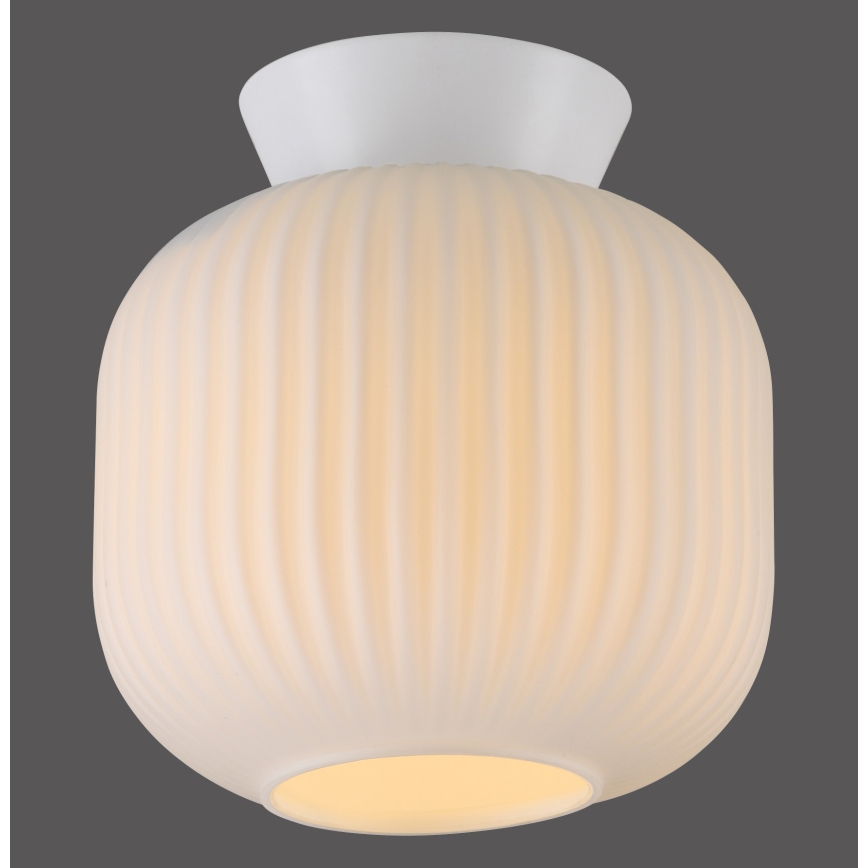 Schöner Wohnen 13574-16 - NAMI Ceiling Light 1xE27/25W/230V, Ø 20 cm, White