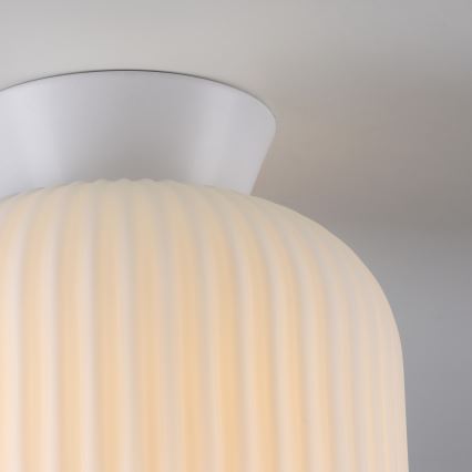 Schöner Wohnen 13574-16 - NAMI Ceiling Light 1xE27/25W/230V, Ø 20 cm, White