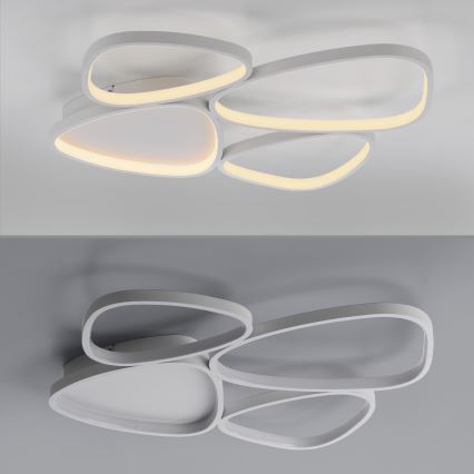 Schöner Wohnen 14038-16 - PEBBLES Dimmable LED Ceiling Light LED/35,5W/230V White