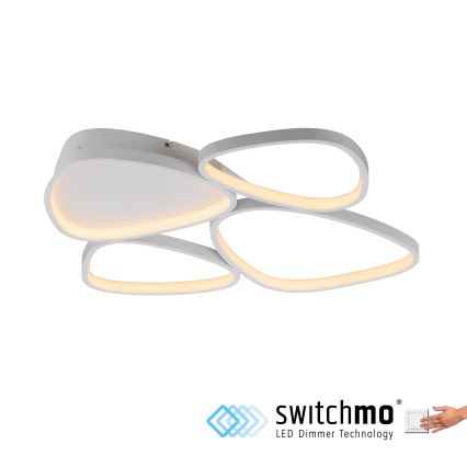 Schöner Wohnen 14038-16 - PEBBLES Dimmable LED Ceiling Light LED/35,5W/230V White