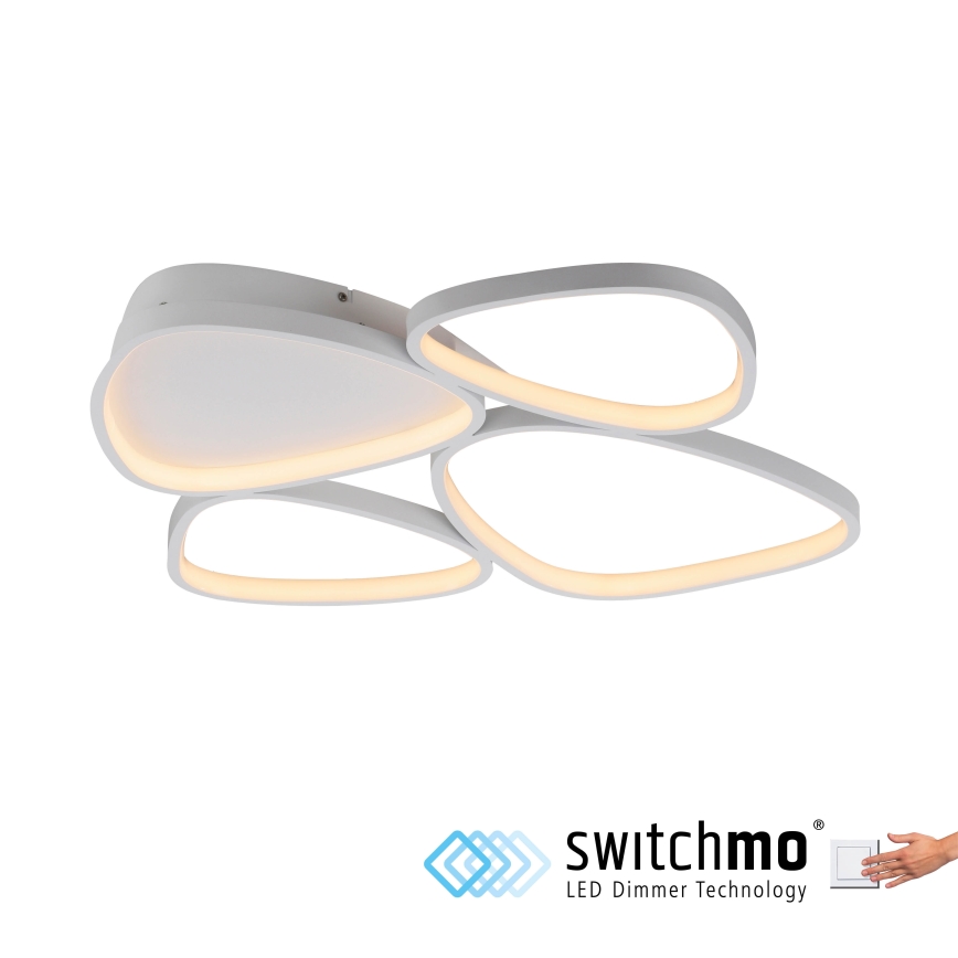 Schöner Wohnen 14038-16 - PEBBLES Dimmable LED Ceiling Light LED/35,5W/230V White