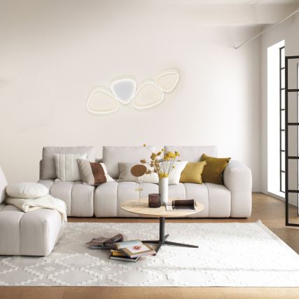 Schöner Wohnen 14039-16 - PEBBLES LED Dimmable Ceiling Light, 35.5W/230V, White